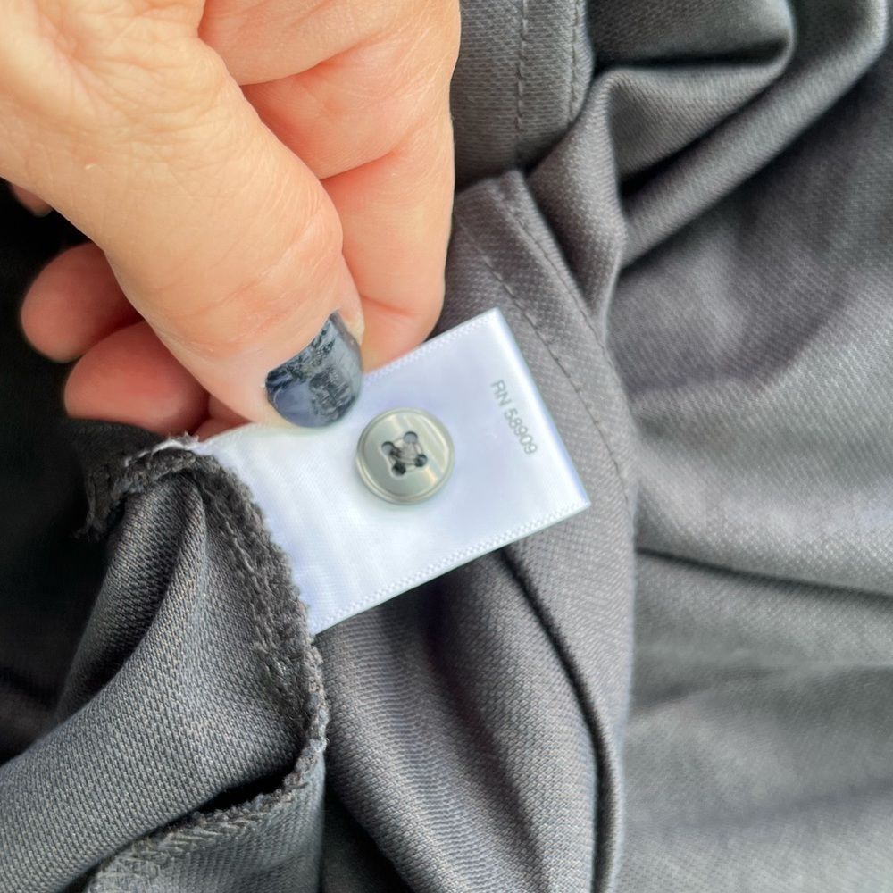 Roundtree & Yorke travelSMART Polo Shirt 2XB Supima Cotton Gray - Picture 6 of 9